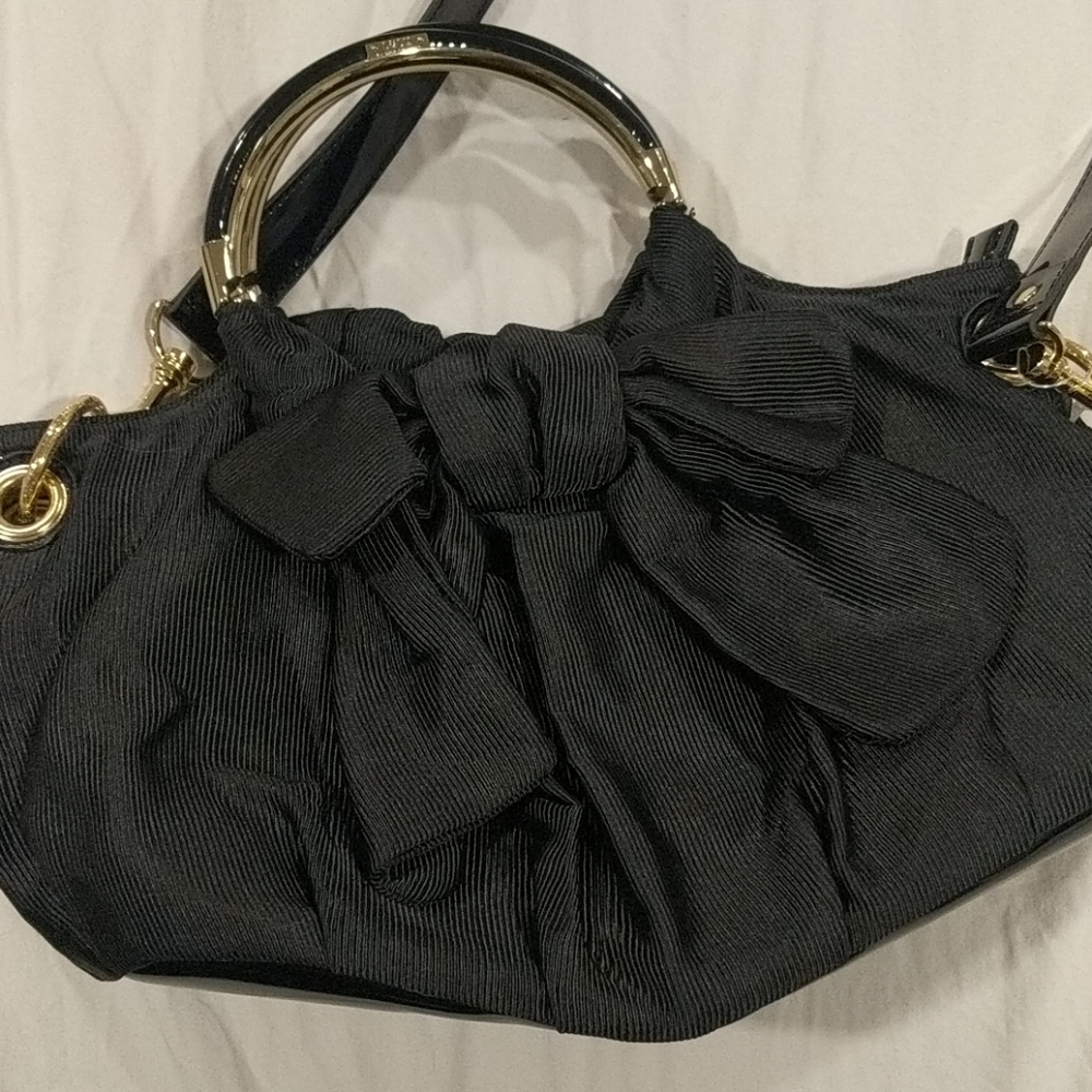 Lulu Guinness Black Bow Bag